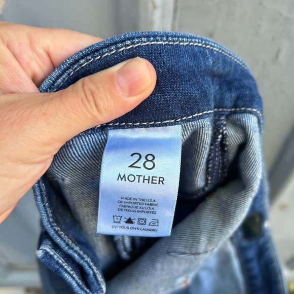 Mother The Drama High-Rise Flare Jeans, size 28 - Picture 8 of 11